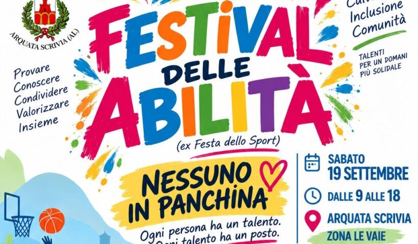 Festival delle Abilità - Arquata Scrivia - Inter Club Valle Scrivia