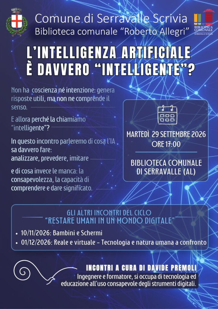 Restare umani in un mondo digitale