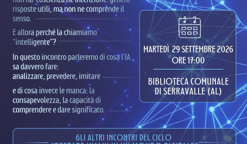 Restare umani in un mondo digitale