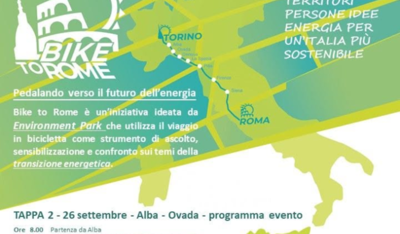 ovada accoglie bike to rome