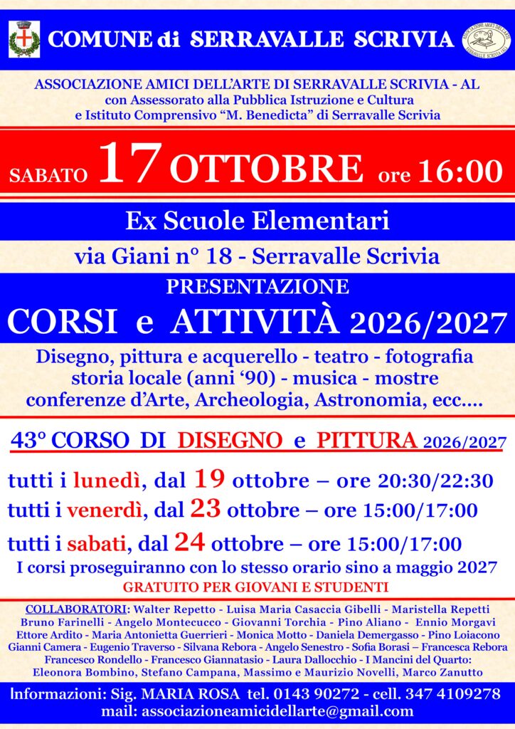 AMICI DELL'ARTE DI SERRAVALLE SCRIVIA