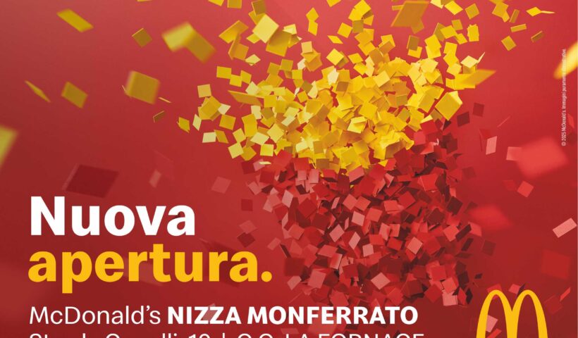 mc donald's nizza monferrato nuova apertura