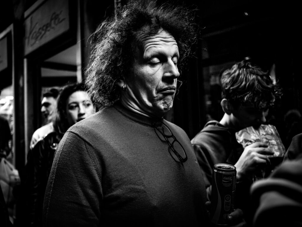 L'IMPREVISTO - MASSIMO TAMIAZZO - STREET ART BIANCO E NERO - 20261027
