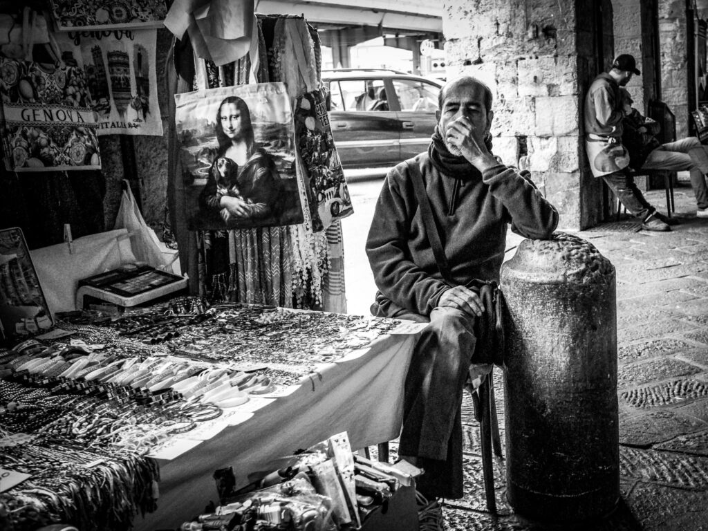 L'IMPREVISTO - MASSIMO TAMIAZZO - STREET ART BIANCO E NERO - 20261027
